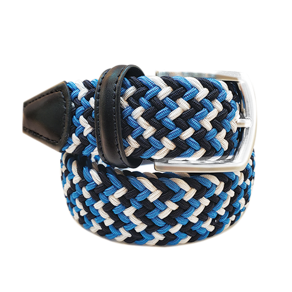 Anderson's Belt, Blue, White Multi Woven