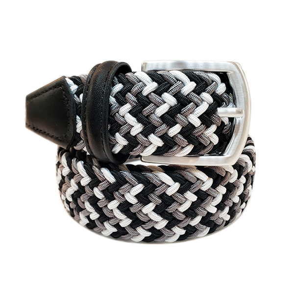 Anderson's Braided Leather Belt: Black
